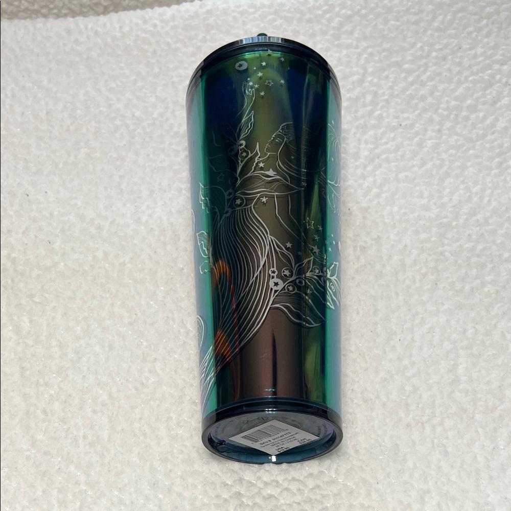 Starbucks Iridescent Tumbler with Mermaid Design